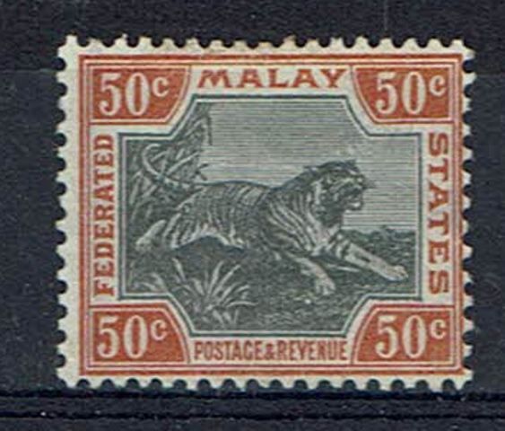 Image of Malaysia-Federated Malay States SG 22 LMM British Commonwealth Stamp